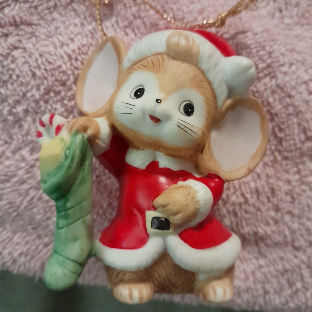 Homco Vintage Christmas ornament